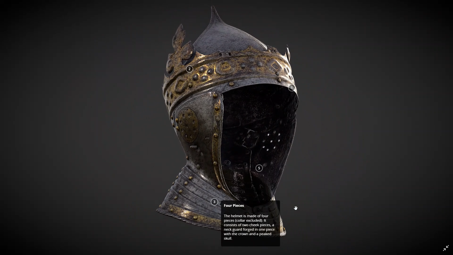 King Gustav Vasa Helmet as screen capture image